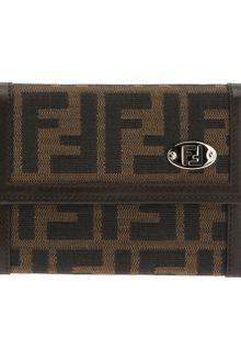 Fendi Monogram Print Wallet - Lyst