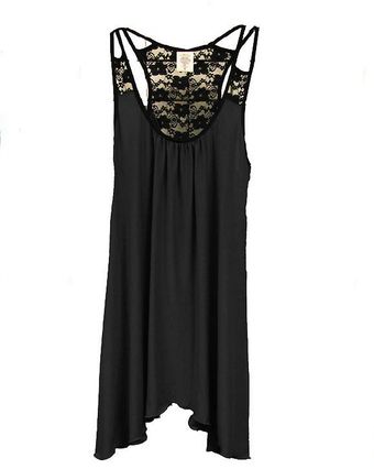 In Bloom By Jonquil Solid Knit Chemise with Lace Accents - Lyst