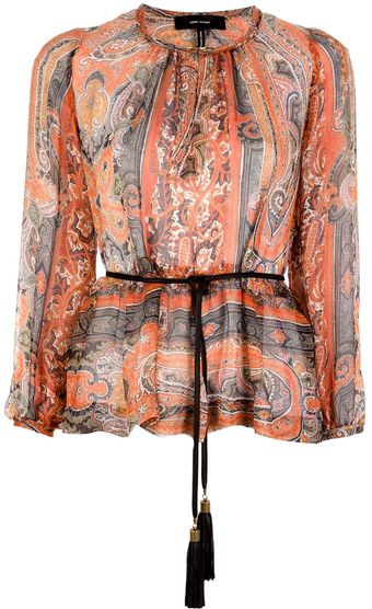 Isabel Marant Shayne Tunic Top - Lyst