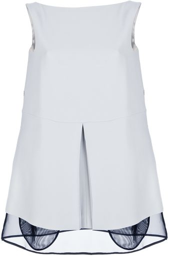 Maison Martin Margiela Sheer Hem Dress - Lyst