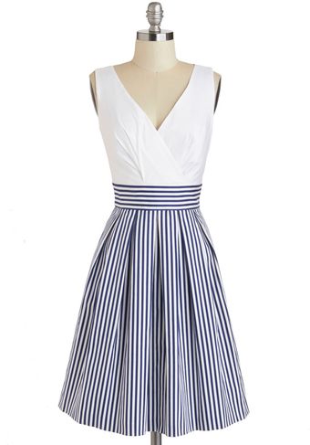 ModCloth Oceanfront Properly Dress - Lyst