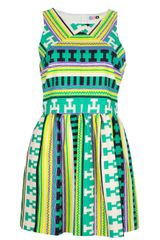 MSGM Aztec Print Dress