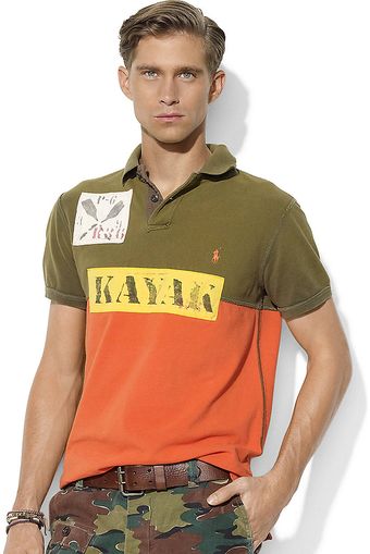Polo Ralph Lauren Customfit Shortsleeved Kayak Mesh Polo - Lyst