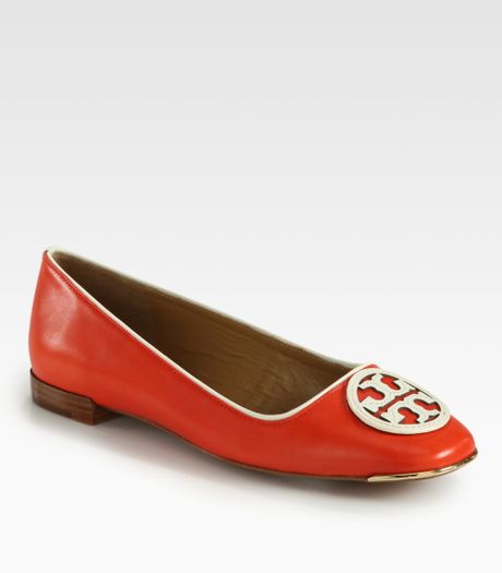 tory burch coral flats
