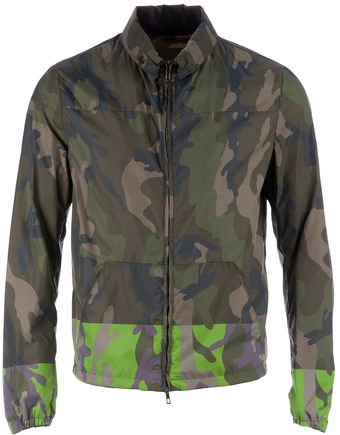 Valentino Camouflage Windbreaker - Lyst