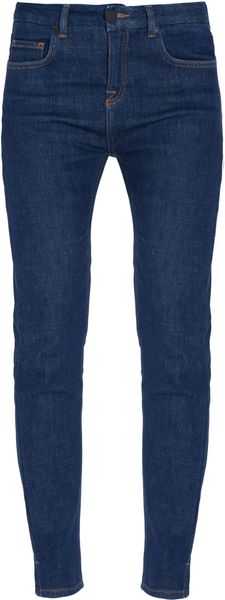 Victoria Beckham Ankle Split Slim Fit Jeans - Lyst