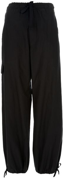 Yohji Yamamoto Wide Leg Trouser - Lyst