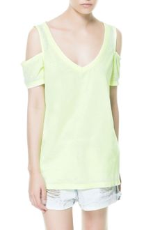 Zara Cutout Tank Top - Lyst