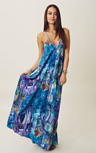 Blu Moon Pharoah Maxi Dress - Lyst