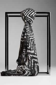Burberry Crêpe de Chine silk scarf - Lyst