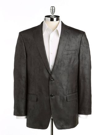 Calvin Klein Distressed Suit Jacket - Lyst