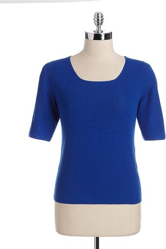 Elie Tahari Darcey Wool Sweater - Lyst