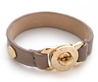Marc By Marc Jacobs Bolts Leather Bracelet - Lyst
