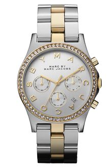 Marc By Marc Jacobs Ladies Henry Twotone Glitz Watch - Lyst