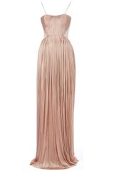 Maria Lucia Hohan Long Ruched Pleated Dress