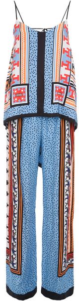 MSGM Printed Jumpsuit - Lyst