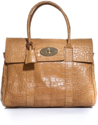 Mulberry Stamped Leather Bayswater Bag - Lyst