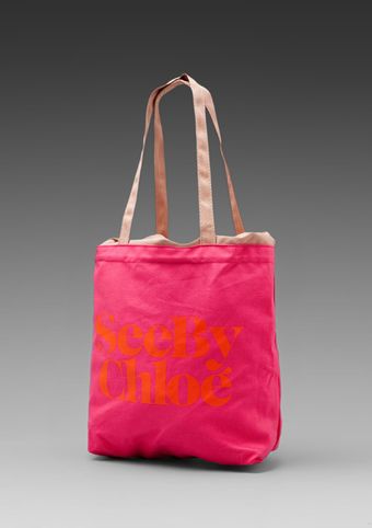 See By Chloé Gimmick Medium Shopper in Indian Pink - Lyst