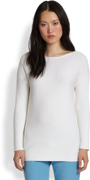 Theory Lorinna Cotton Cashmere Sweater - Lyst