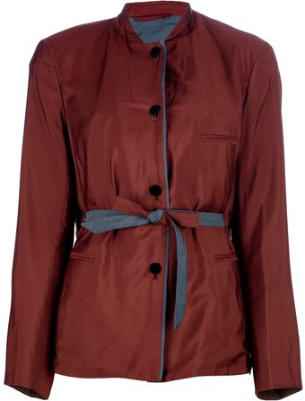 Christophe Lemaire Belted Lightweight Jacket - Lyst