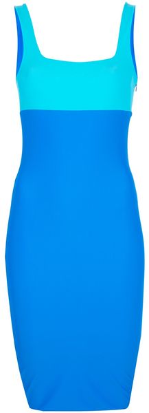 Fausto Puglisi Bodycon Bicolour Dress - Lyst