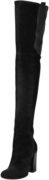Givenchy Suede Over The Knee Boot - Lyst