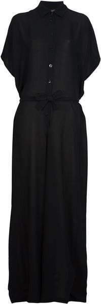Jean Paul Gaultier Belted Shirt Dress - Lyst