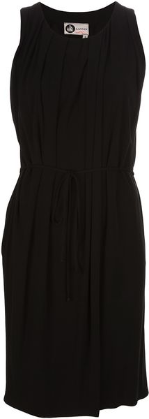 Lanvin Pleated Sleeveless Dress - Lyst