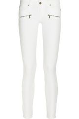 Paige Indio Zip Midrise Skinny Jeans