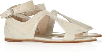 Camilla Skovgaard Leather and Calf Hair Sandals - Lyst