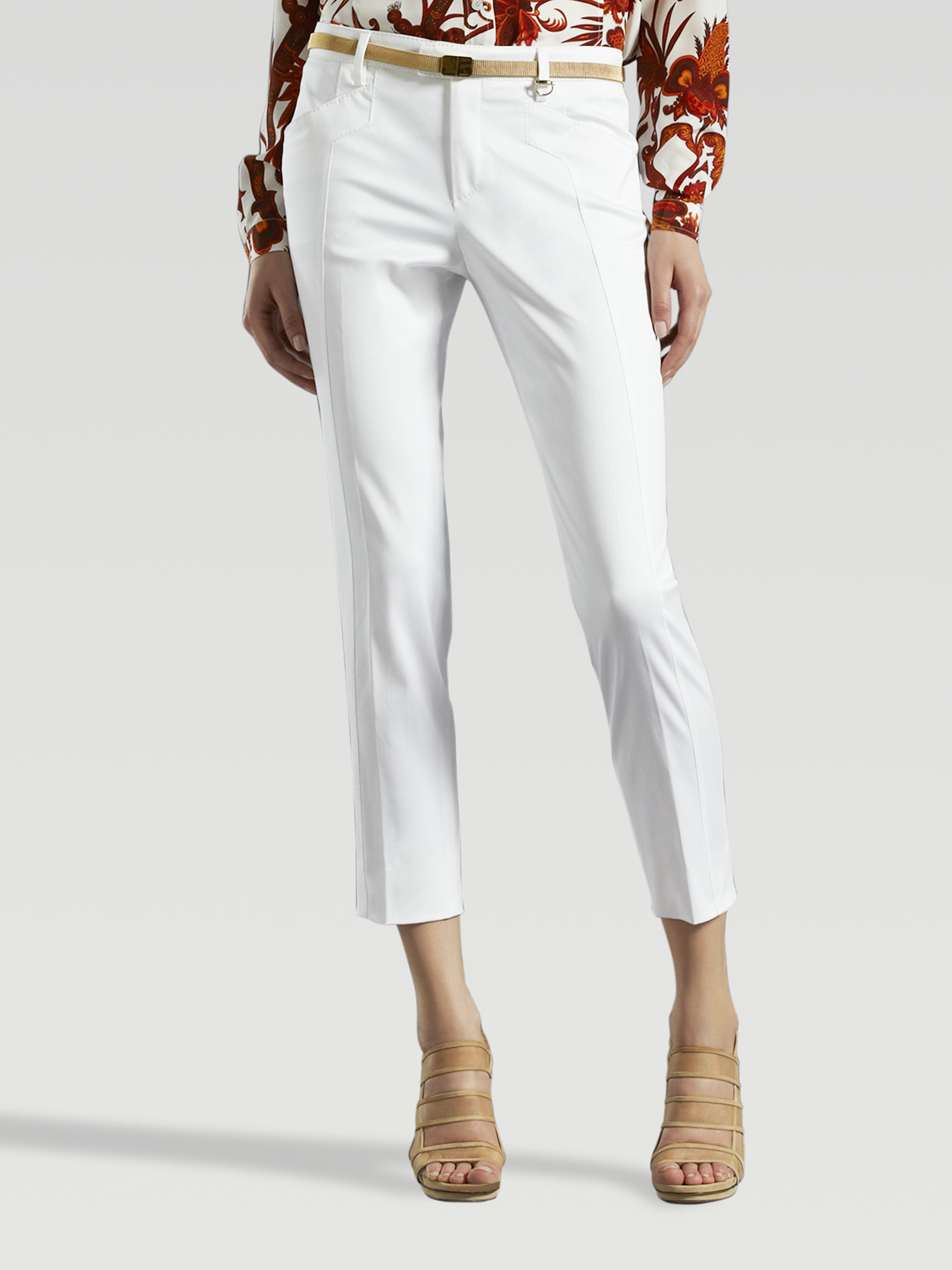 Gucci Cropped Pants in White Lyst