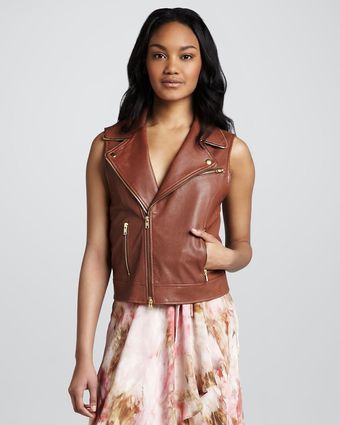 Haute Hippie Leather Biker Vest - Lyst