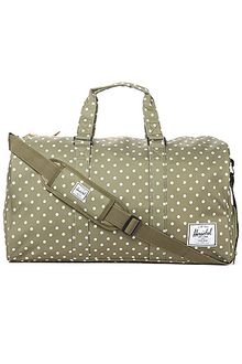 Herschel Supply Co. The Novel Duffle Bag in Olive Polka Dot - Lyst