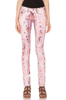 Isabel Marant Jalyne Paisley Cord Jean in Violet Blue - Lyst