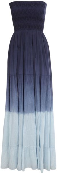 Jane Norman Dip Dye Maxi Dress - Lyst
