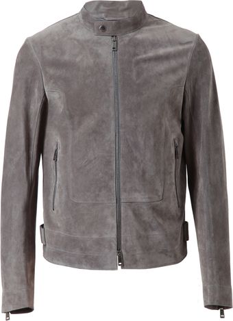 Jil Sander Brushed Suede Jacket - Lyst