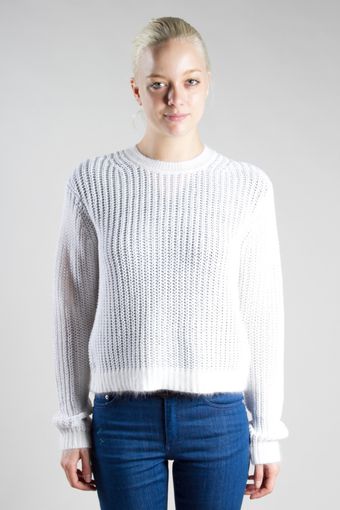 Acne Ninon Linen Knitted Pullover - Lyst