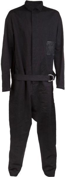 Damir Doma Linen Blend Jumpsuit - Lyst