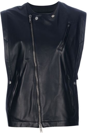 Damir Doma Wiki Biker Waistcoat - Lyst