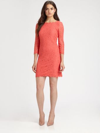 Diane Von Furstenberg Zarita Lace Dress - Lyst