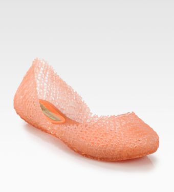 Melissa Campana Woven Jelly Ballet Flats - Lyst