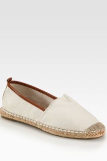 Michael by Michael Kors Meg Canvas Leather Espadrilles - Lyst