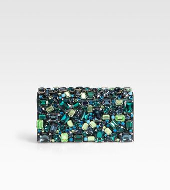 Prada Raso Stones Box Clutch - Lyst