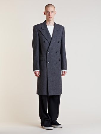 Raf Simons Archive Aw05 Double Breasted Coat - Lyst