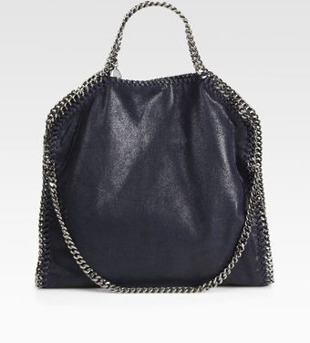 Stella McCartney Shaggy Deer Falabella Foldover Small Tote - Lyst