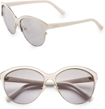 Valentino Retro Glam Metal Round Sunglasses - Lyst
