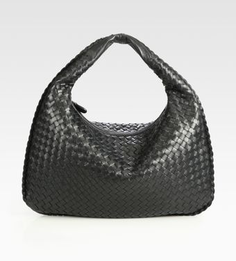 Bottega Veneta Veneta Woven Medium Hobo - Lyst