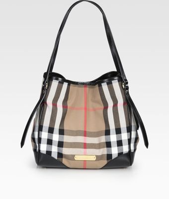 Burberry Canterbury Mixedmedia Bridle Tote - Lyst