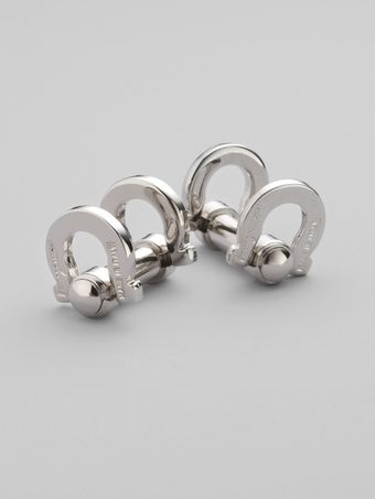 Ferragamo Flip Gancini Cuff Links - Lyst