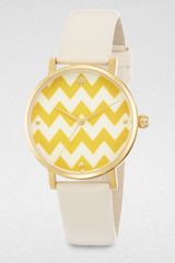 Kate Spade Metro Zigzag Strap Watch